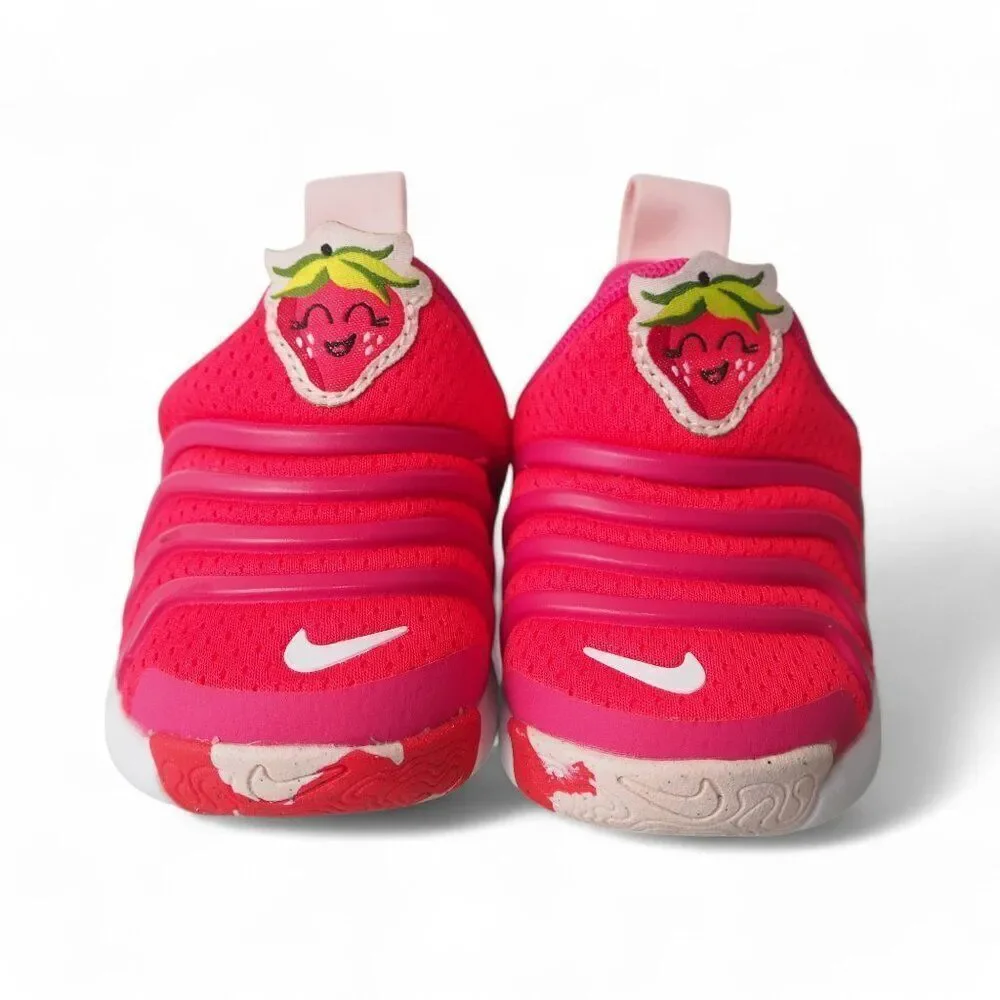 Nike Dynamo‎ Go TD 'Strawberry' Slip-on Sneakers DO9376-600 Infant 2C